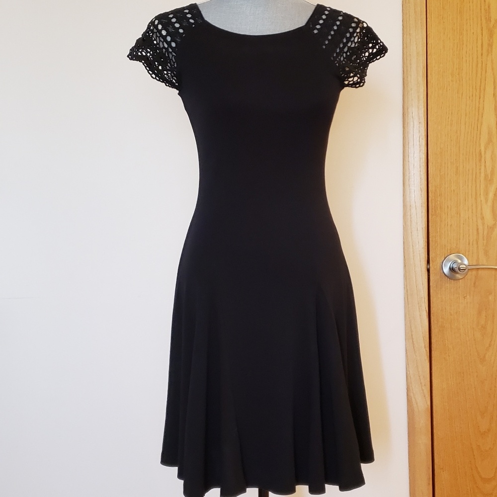 Ralph  Lauren  black knite  dress